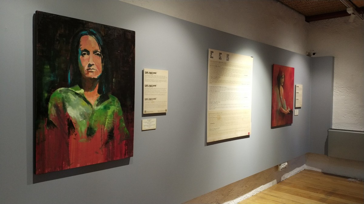 Exposición "Tras a pegada das musas"