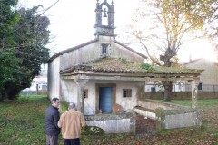 O Consorcio de Santiago inicia os traballos de reforma da capela de San Roque, situada na parroquia de Sabugueira, na Lavacolla