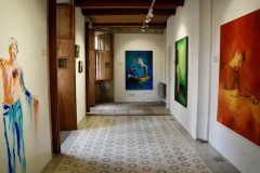 Exposición "Tras a pegada das musas"